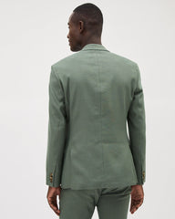 Slim Fit Stretch Linen Blazer rw&co Limited Time Discount