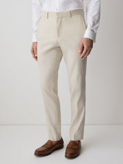 Slim Fit Stretch Linen Suit Pant rw&co On Sale