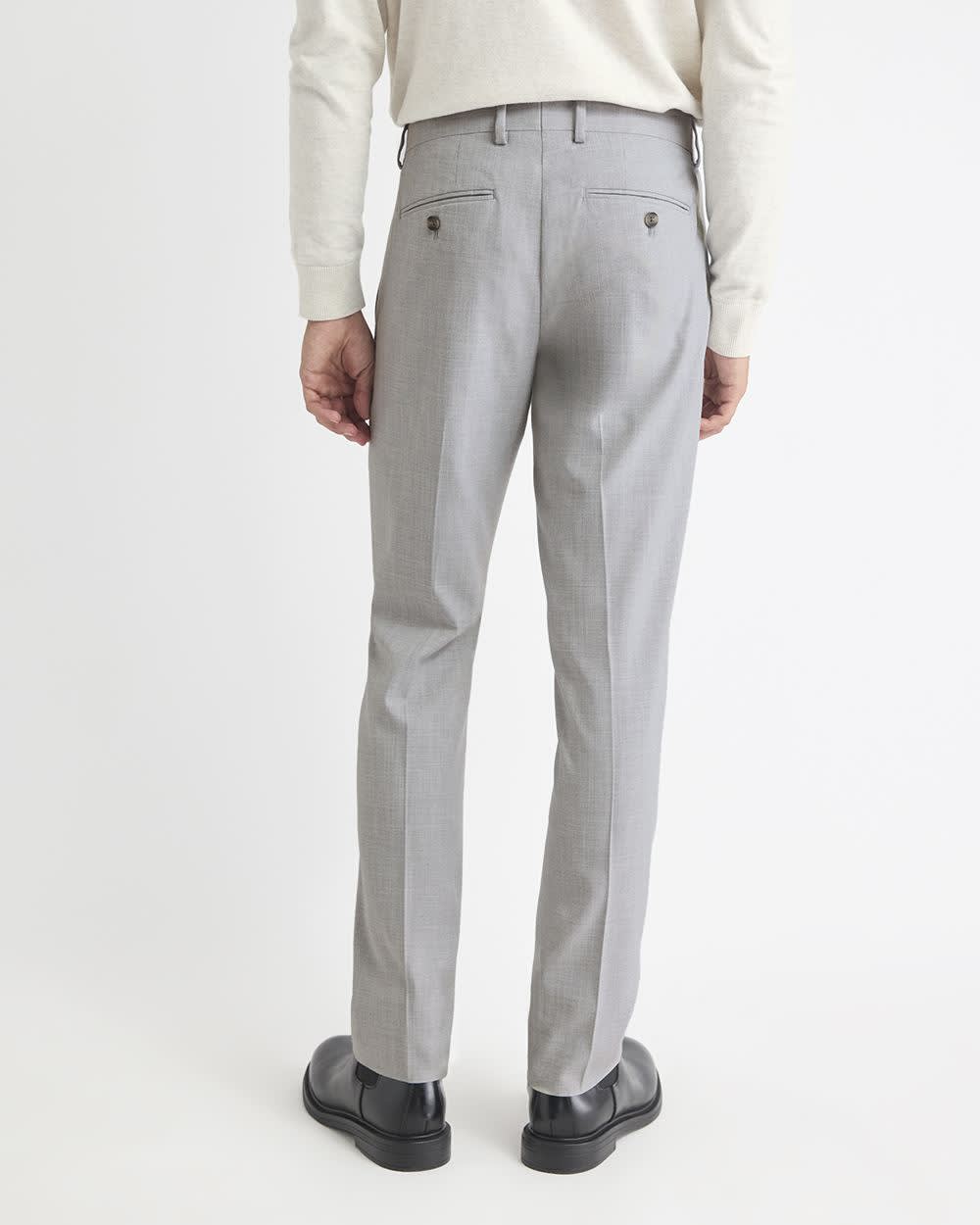 Essential Slim  Fit Light Grey Suit Pant rw&co Special Offer