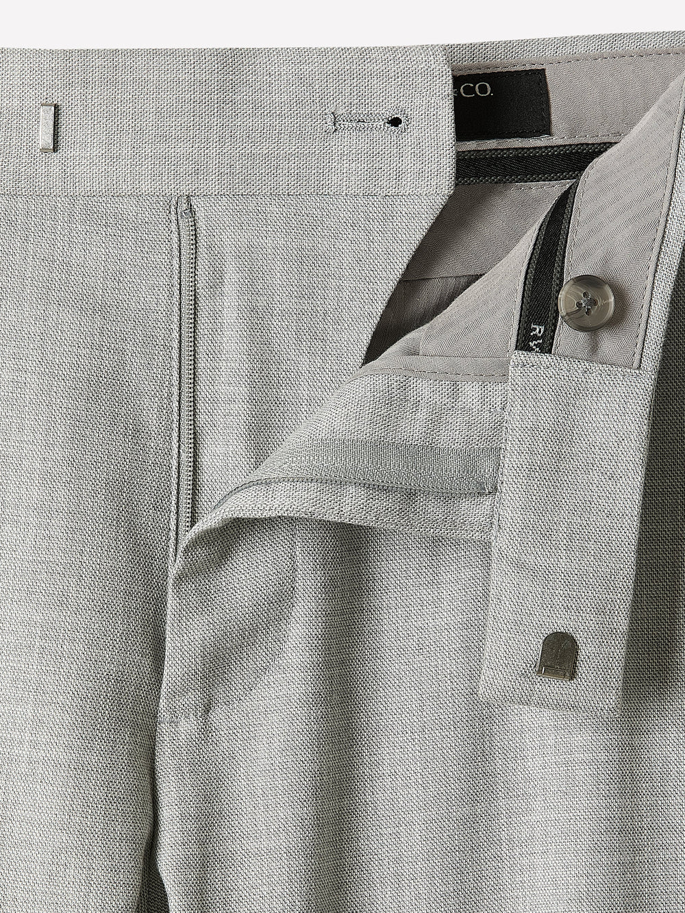 Essential Slim  Fit Light Grey Suit Pant rw&co Special Offer