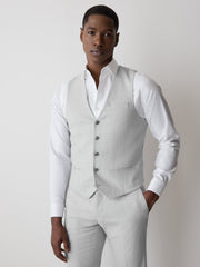 Essential Light Grey Suit Vest rw&co Exclusive Sale Price