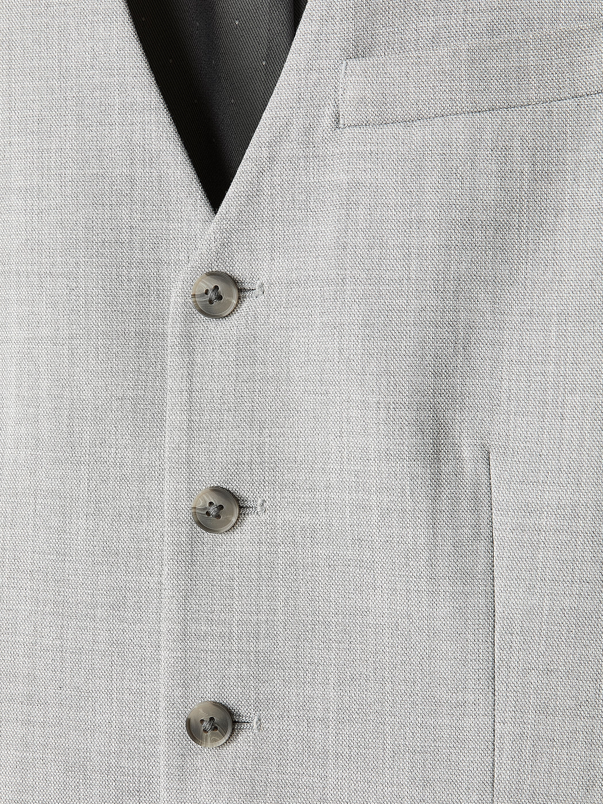 Essential Light Grey Suit Vest rw&co Exclusive Sale Price