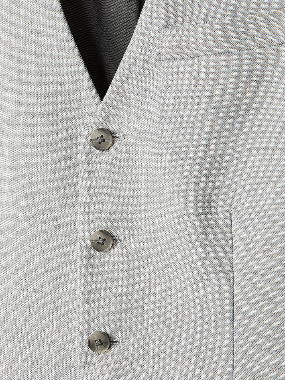 Essential Light Grey Suit Vest rw&co Exclusive Sale Price