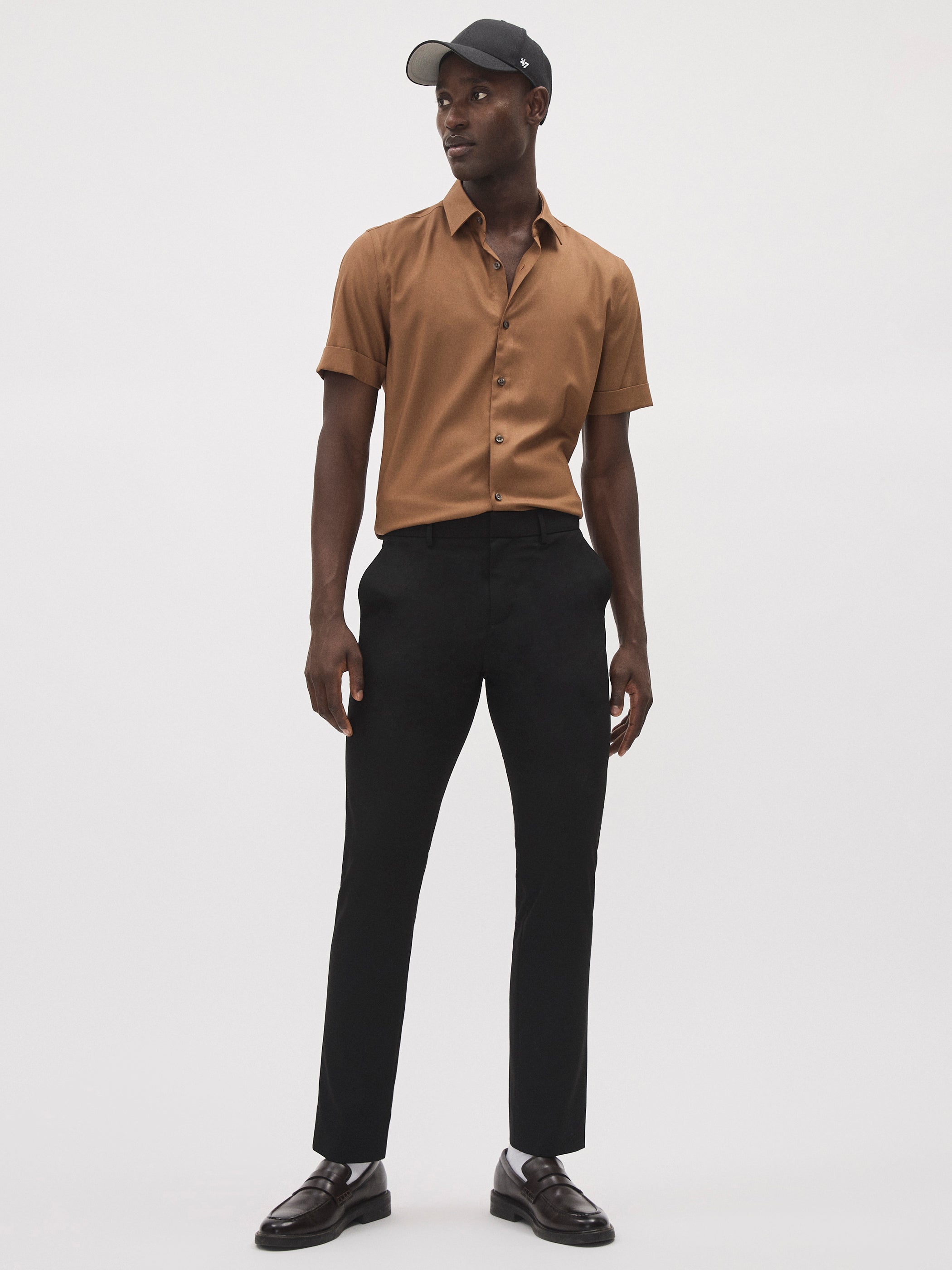 Slim Fit Performance Short Sleeve Shirt rw&co Great Value Deal