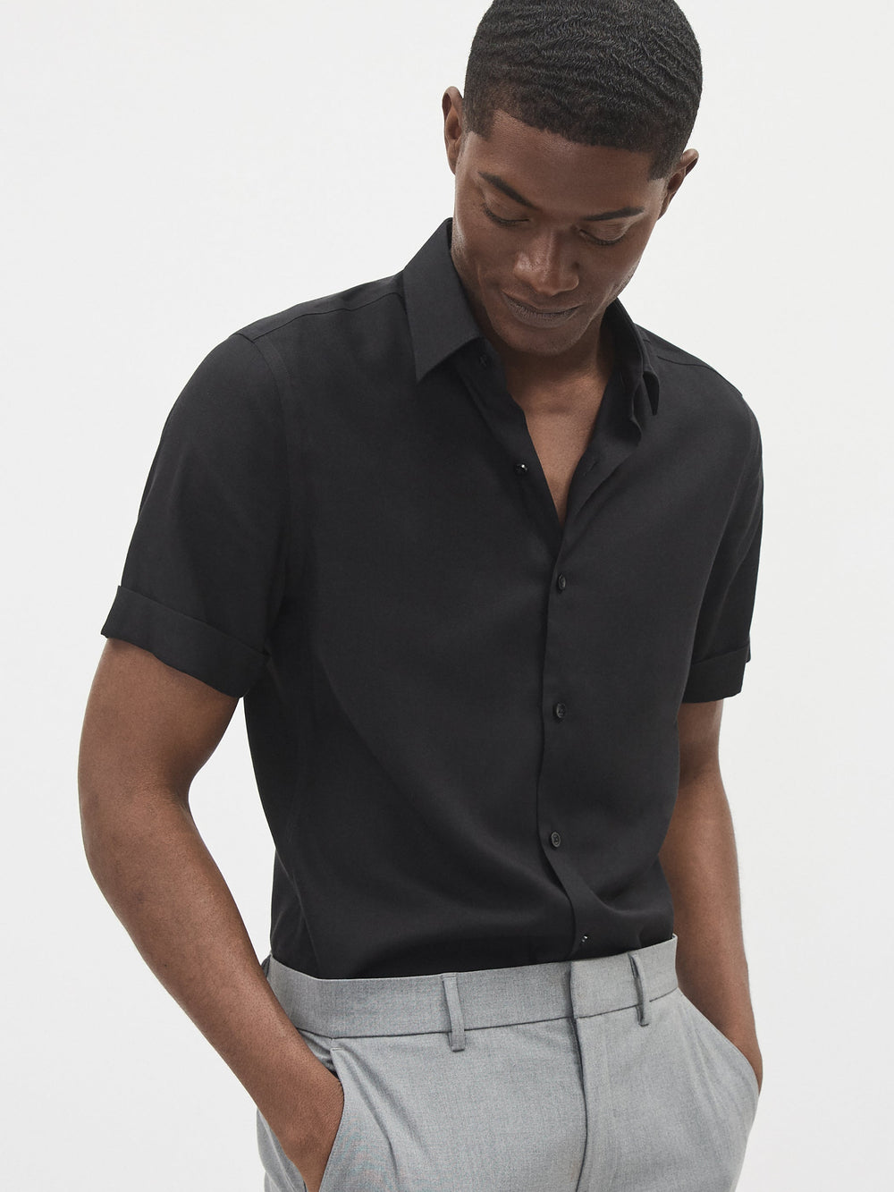 Slim Fit Performance Short Sleeve Shirt rw&co Great Value Deal