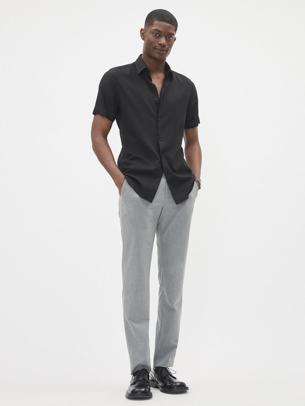 Slim Fit Performance Short Sleeve Shirt rw&co Great Value Deal