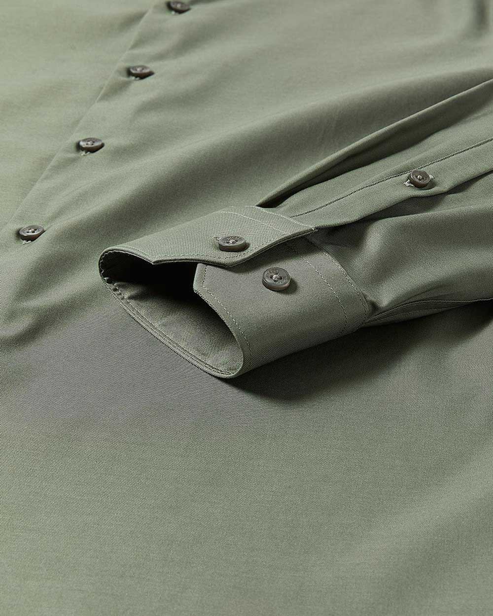 Slim Fit Solid Sateen Dress Shirt rw&co Limited Time Discount