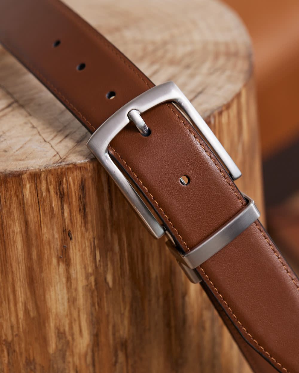 Reversible Belt with Classic Buckle rw&co On Sale