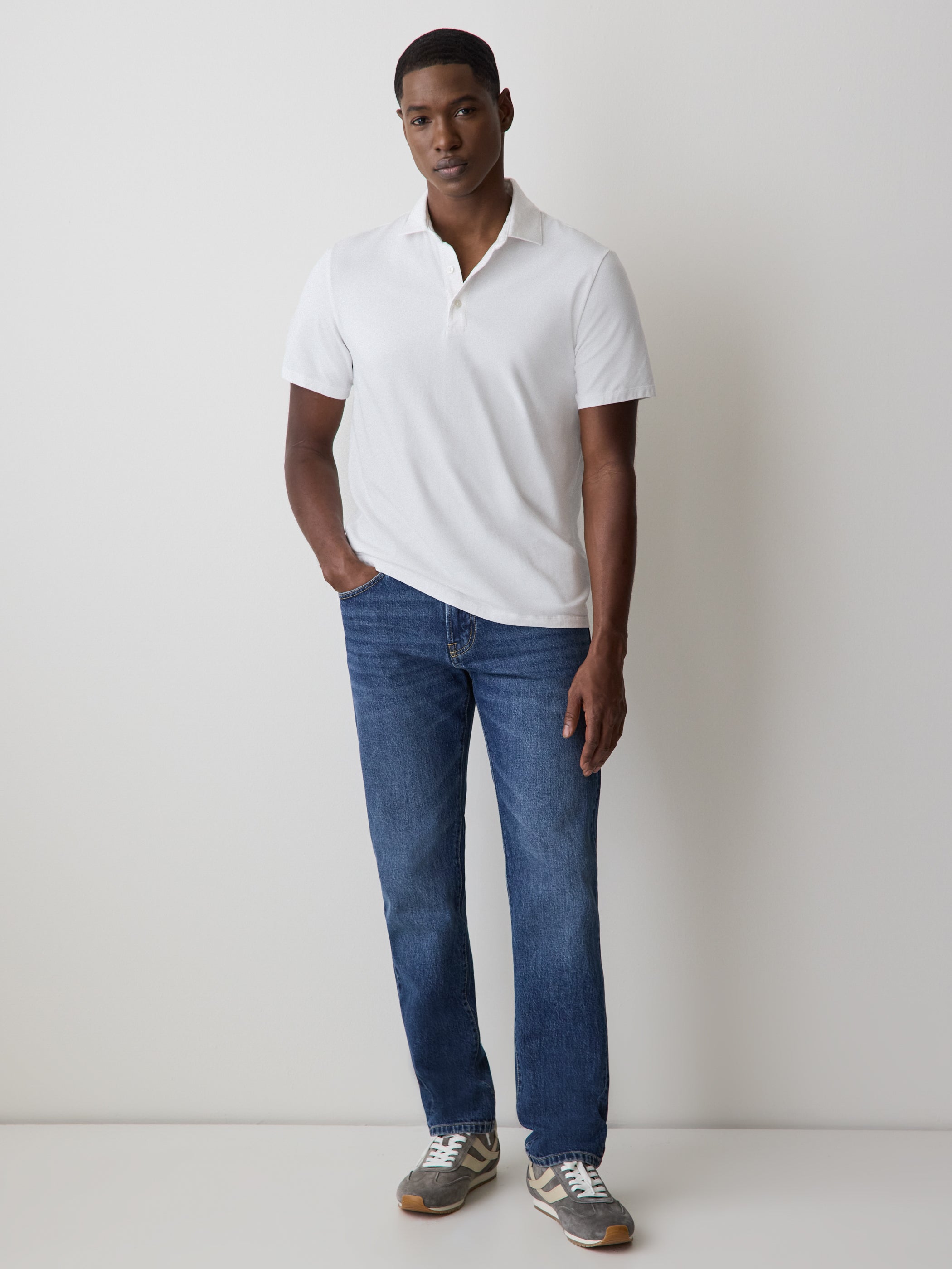Short-Sleeve Supima (R) Cotton Jersey Polo rw&co Special Offer