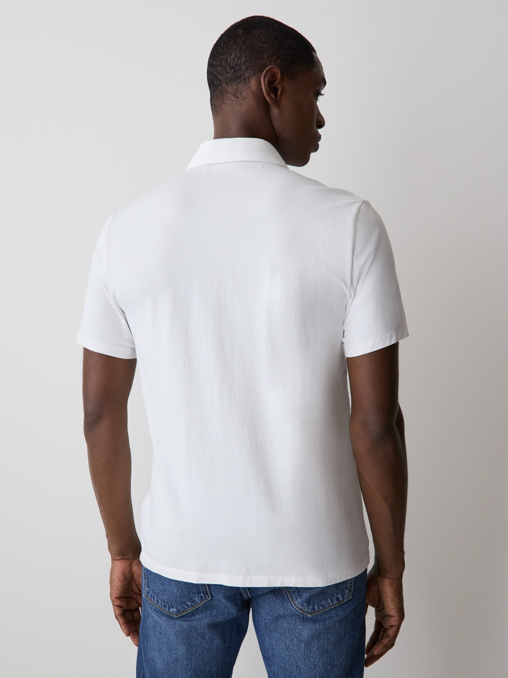 Short-Sleeve Supima (R) Cotton Jersey Polo rw&co Special Offer