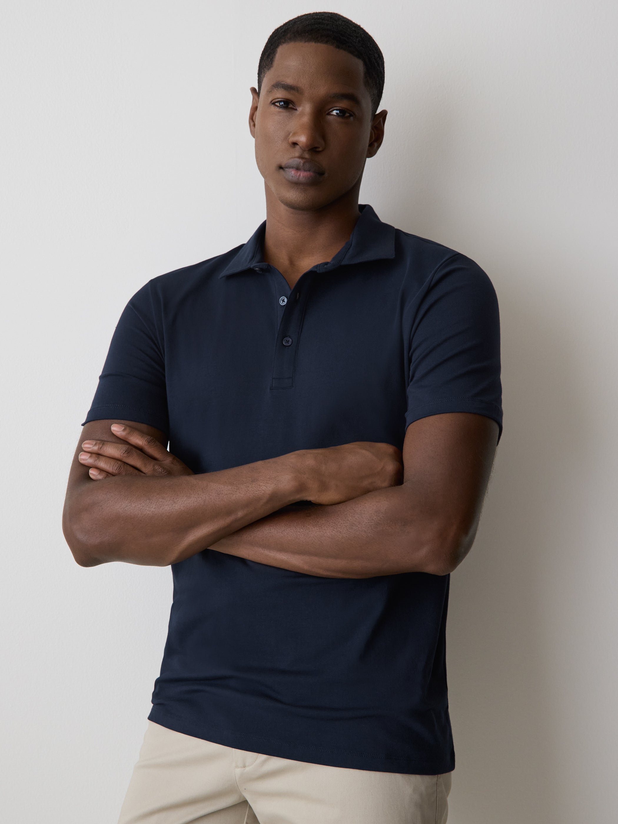 Short-Sleeve Supima (R) Cotton Jersey Polo rw&co Special Offer