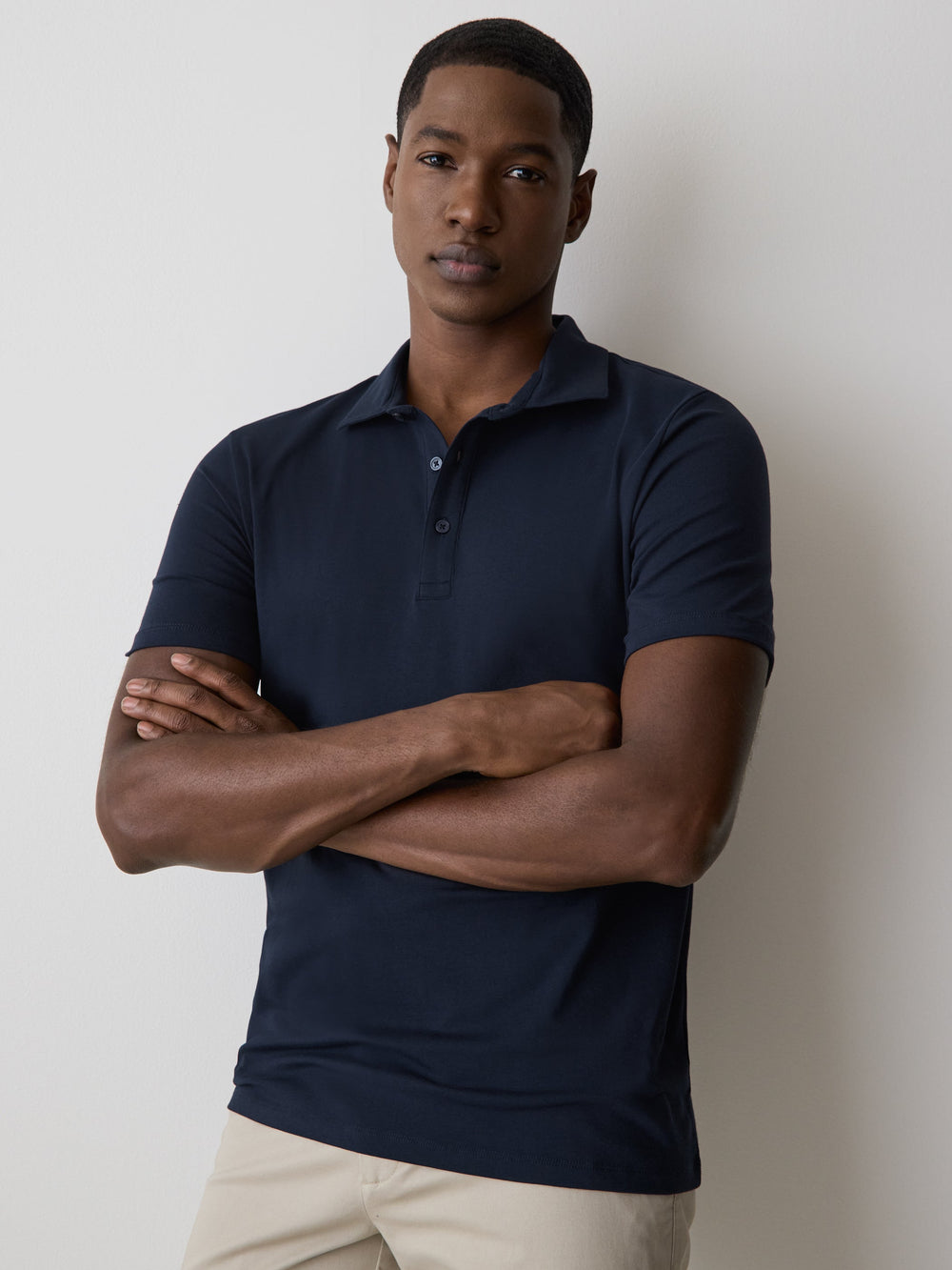 Short-Sleeve Supima (R) Cotton Jersey Polo rw&co Special Offer