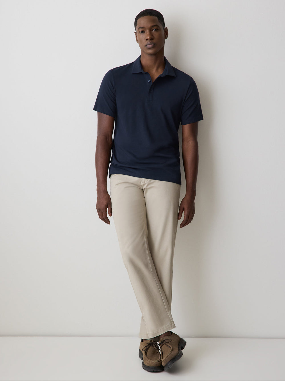 Short-Sleeve Supima (R) Cotton Jersey Polo rw&co Special Offer
