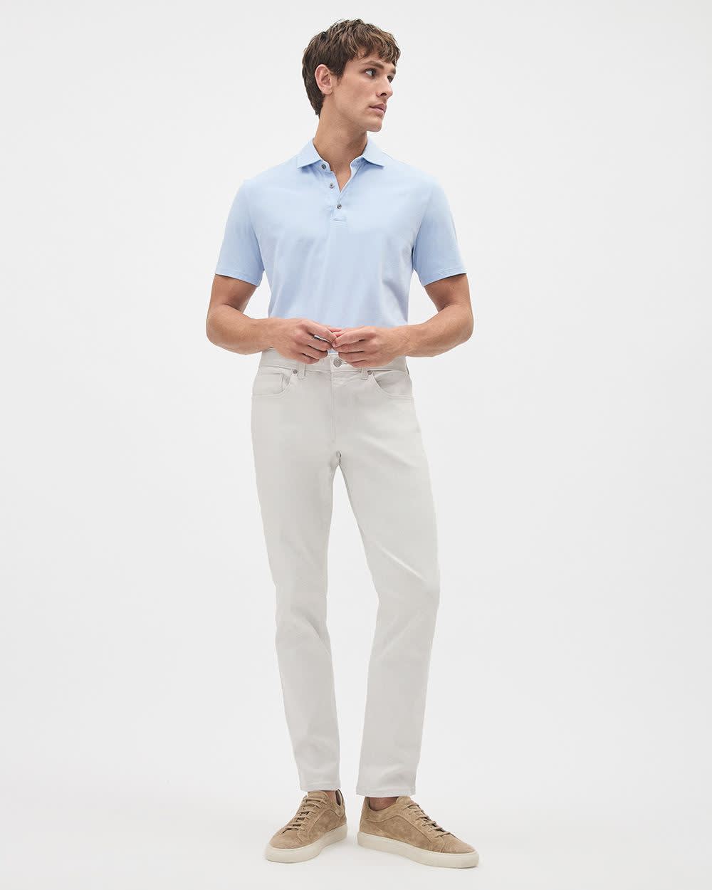 Short-Sleeve Supima (R) Cotton Jersey Polo rw&co Special Offer