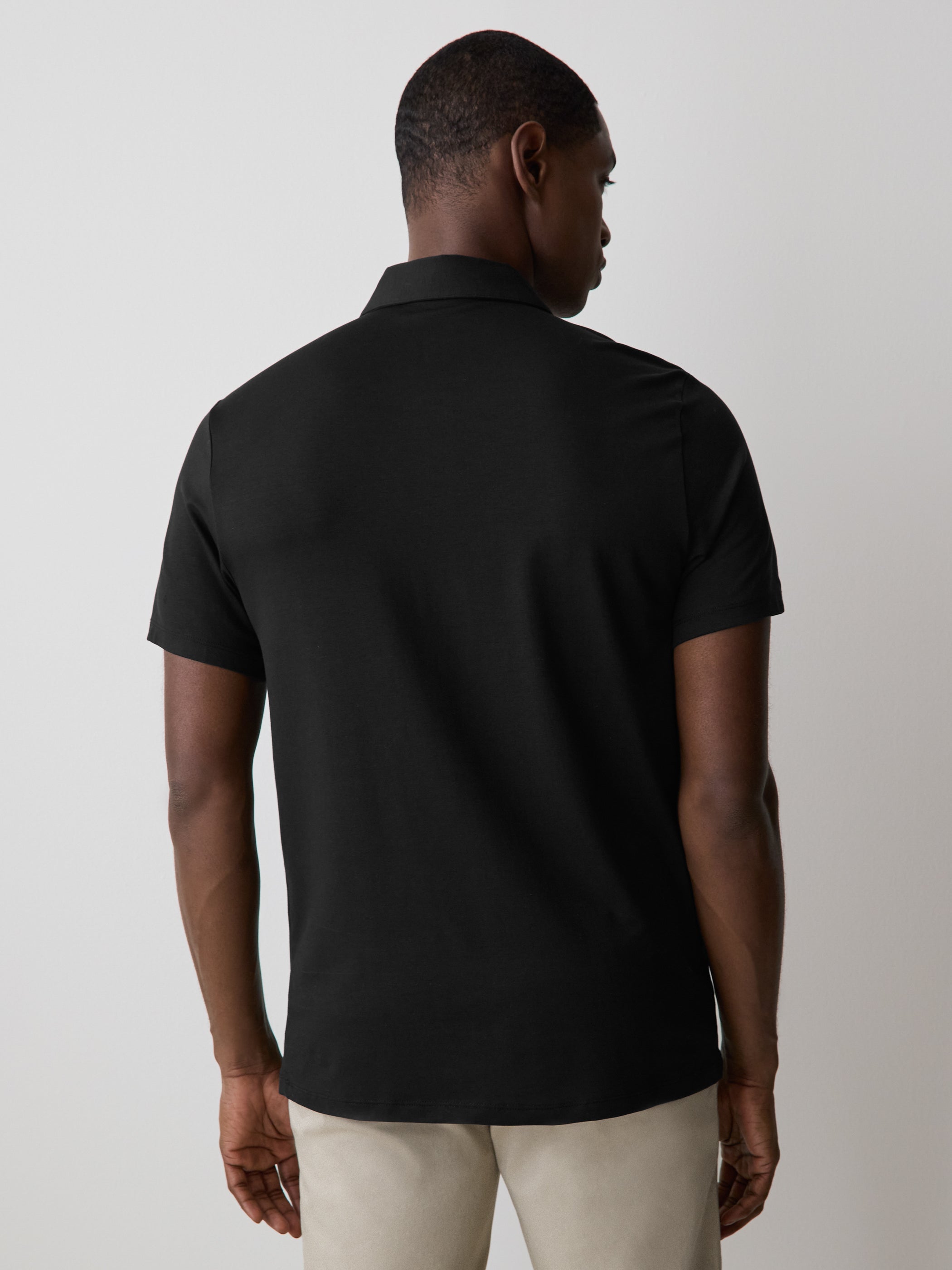 Short-Sleeve Supima (R) Cotton Jersey Polo rw&co Special Offer