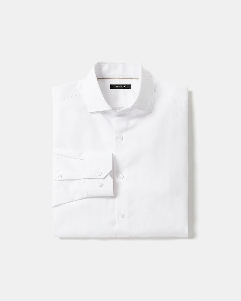 Tailored-Fit Linen Dress Shirt rw&co Great Value Deal