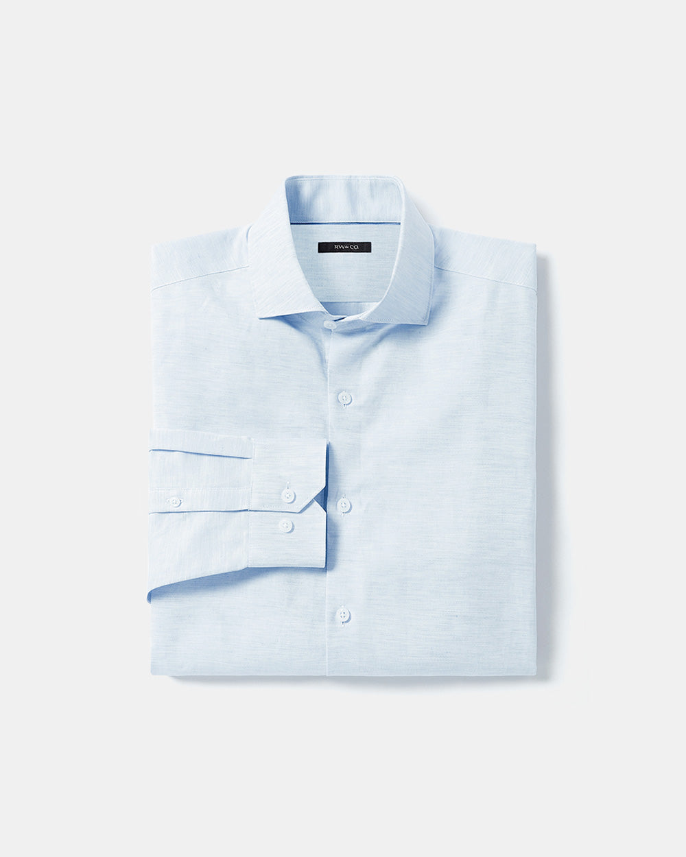 Tailored-Fit Linen Dress Shirt rw&co Great Value Deal