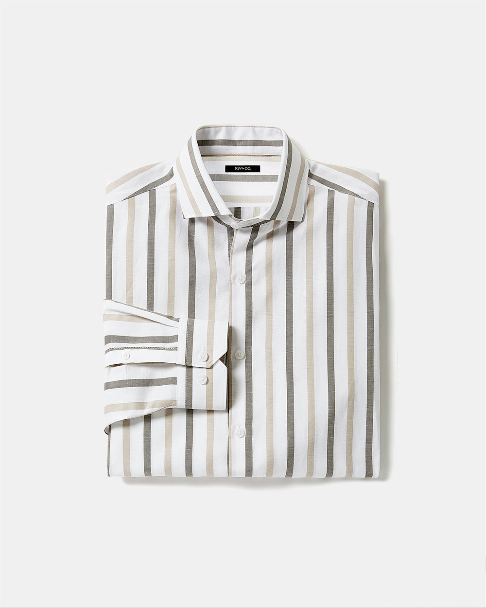 Tailored-Fit Linen Dress Shirt rw&co Great Value Deal