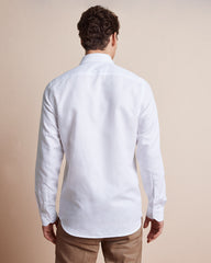 Tailored-Fit Linen Dress Shirt rw&co Great Value Deal