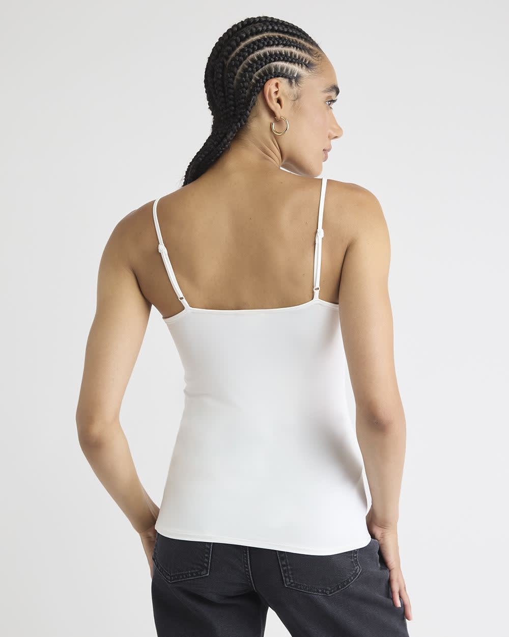 Nylon Scoop-Neck Cami rw&co Limited Time Discount