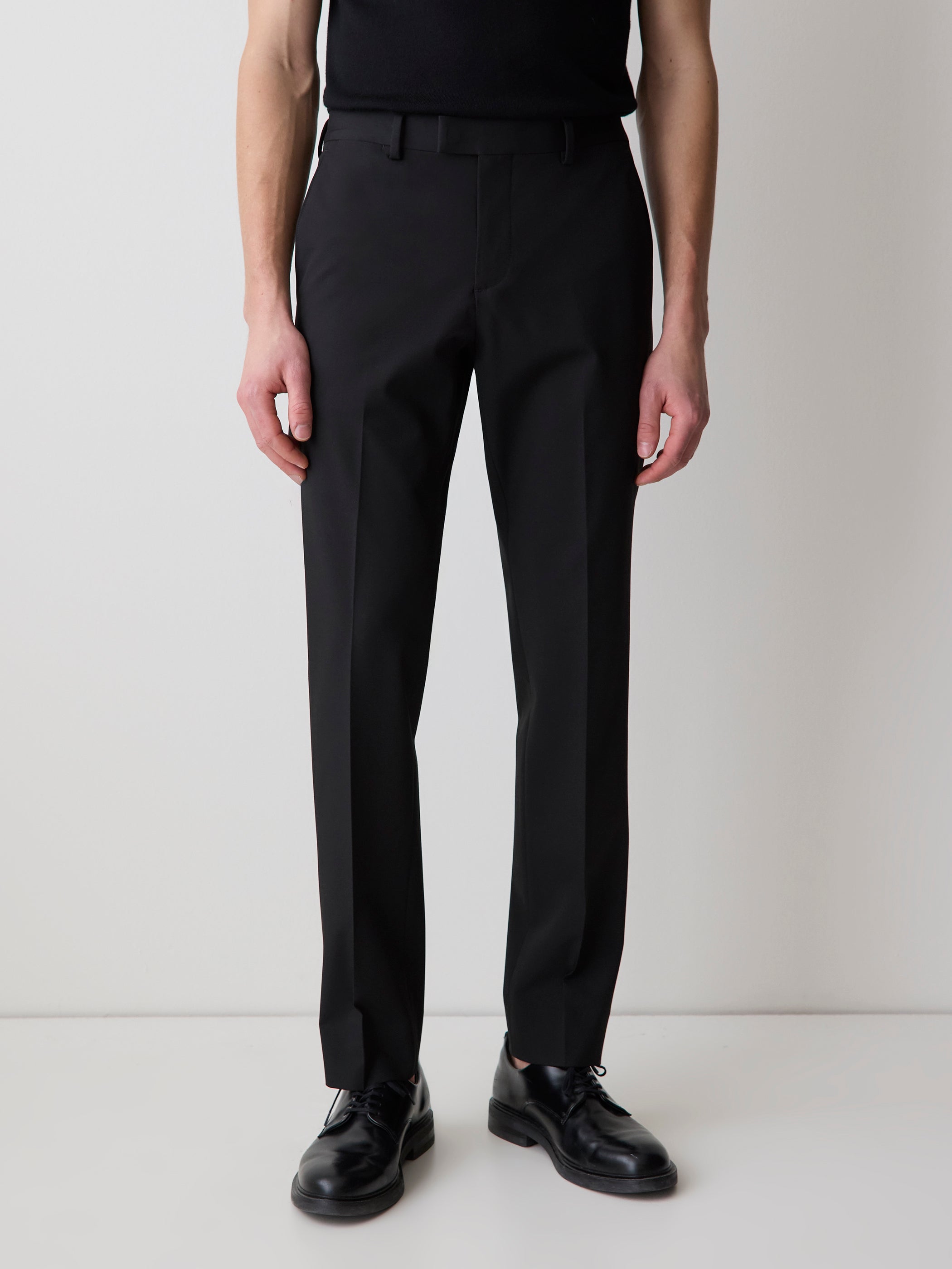Black Slim Fit E-Tech Suit Pant rw&co Great Value Deal