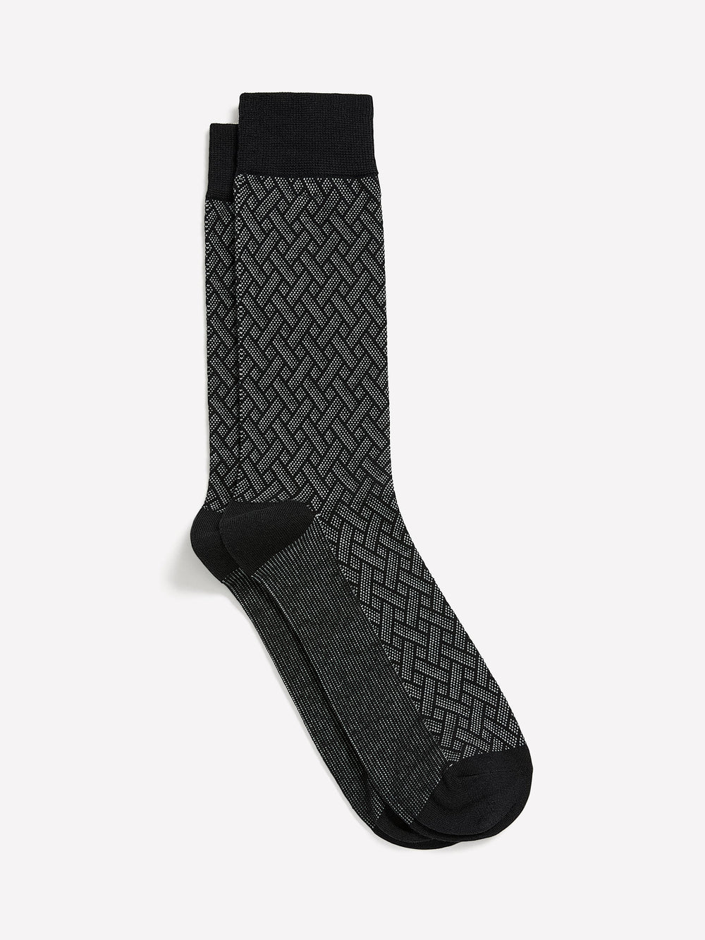 Dress Socks with Geometric Pattern rw&co Limited Time Discount