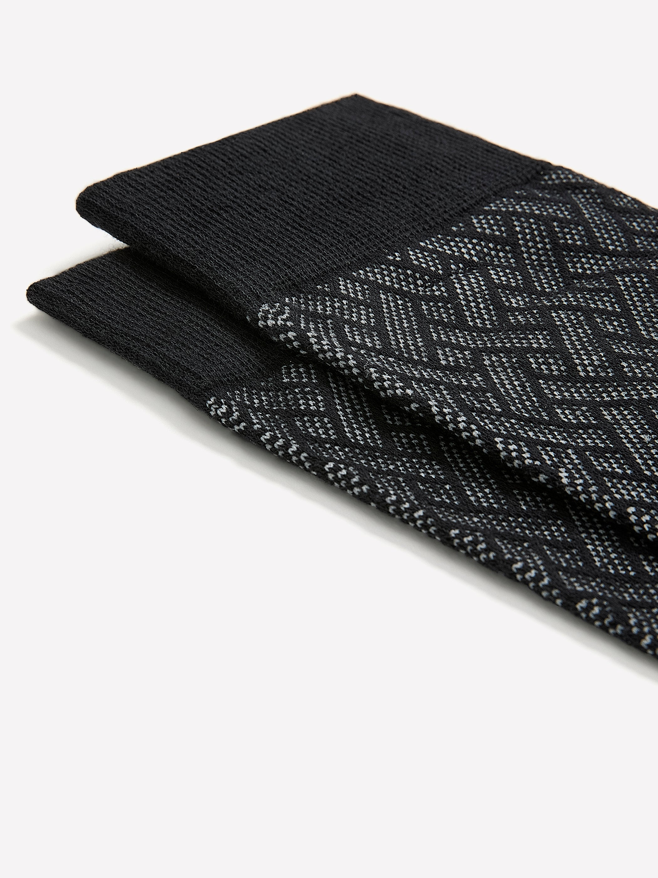 Dress Socks with Geometric Pattern rw&co Limited Time Discount