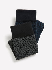 Dress Socks with Geometric Pattern rw&co Limited Time Discount