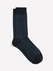Dress Socks with Geometric Pattern rw&co Limited Time Discount