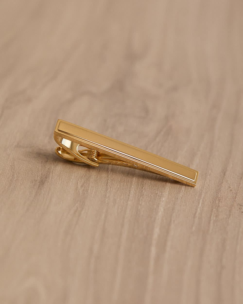 Golden Tie Bar rw&co On Sale