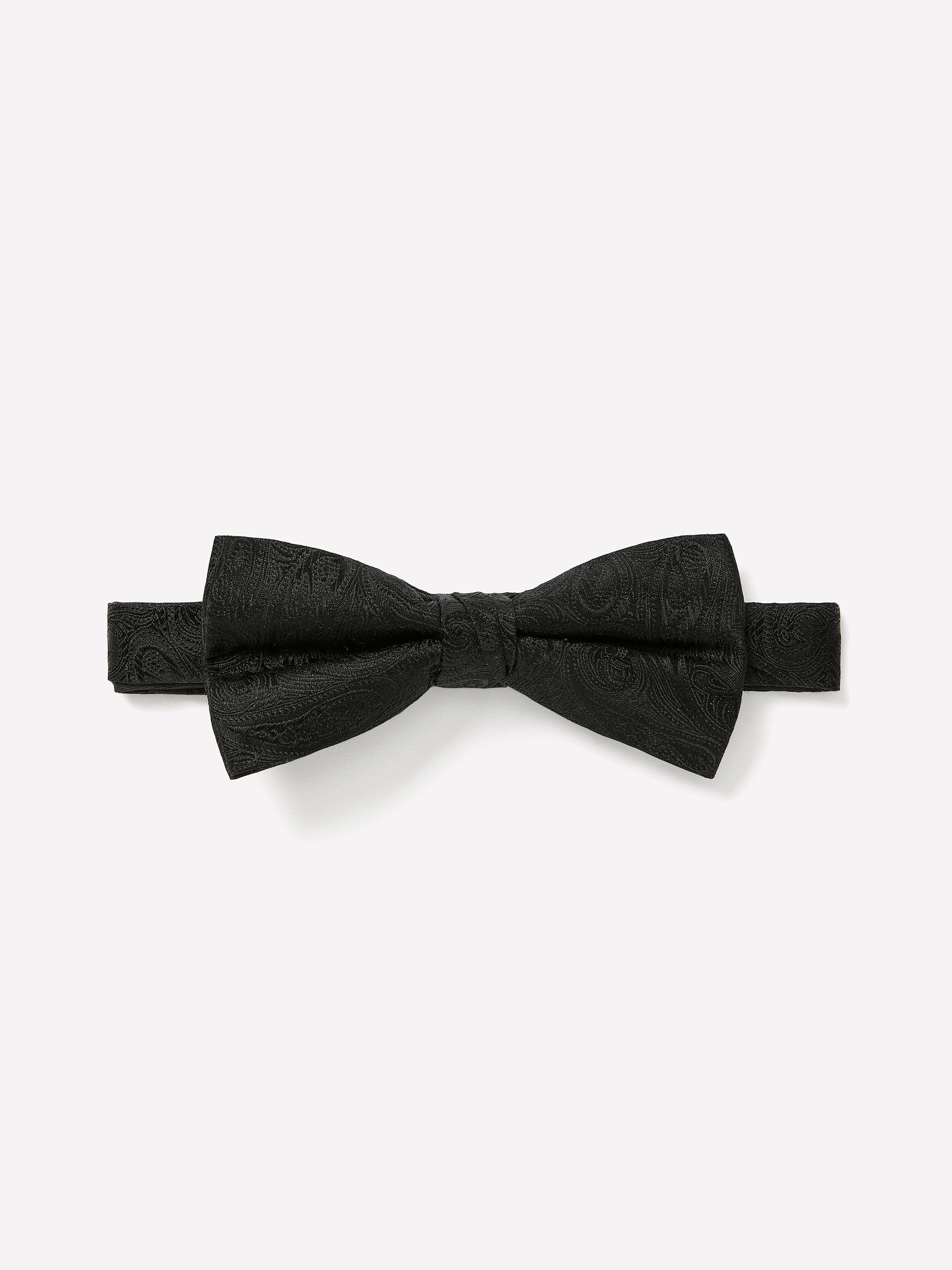 Paisley Black on Black Bow Tie rw&co Special Promo Price