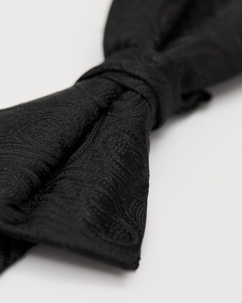 Paisley Black on Black Bow Tie rw&co Special Promo Price