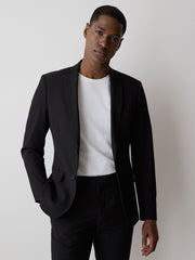 Essential Tailored Fit Wool-Blend Suit Blazer rw&co On Sale