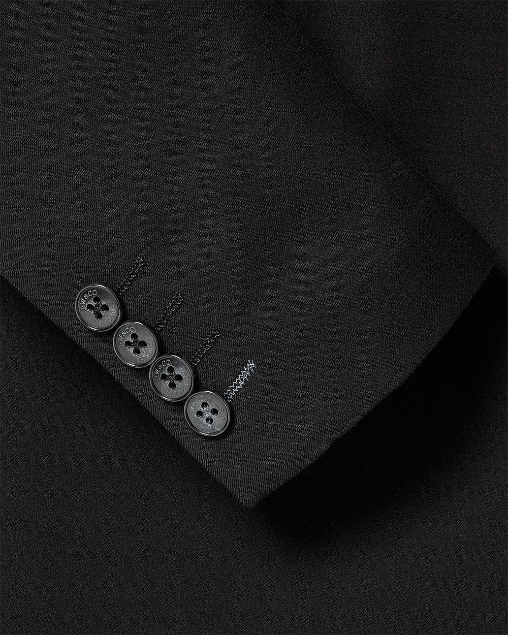 Essential Tailored Fit Wool-Blend Suit Blazer rw&co On Sale