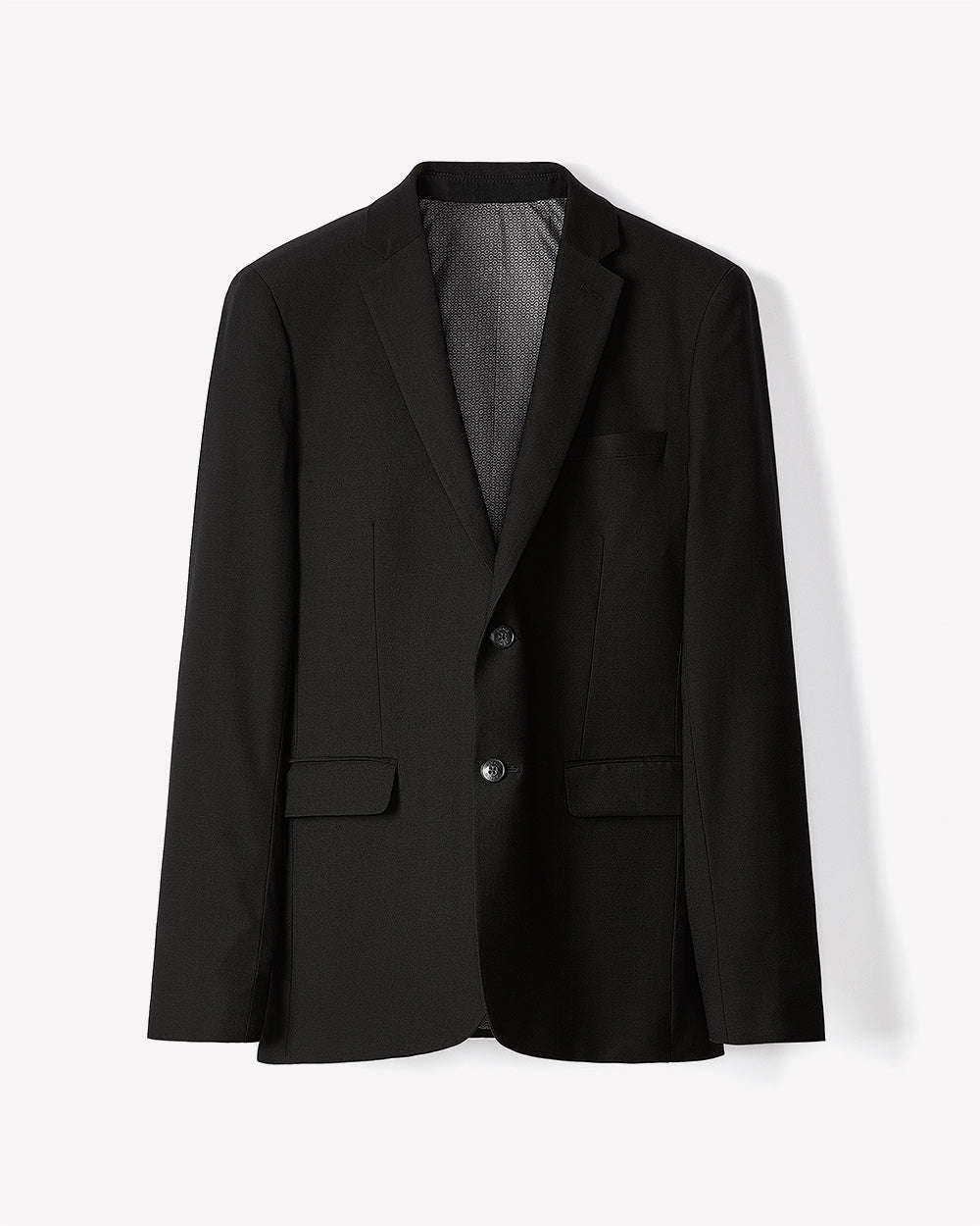 Essential Tailored Fit Wool-Blend Suit Blazer rw&co On Sale