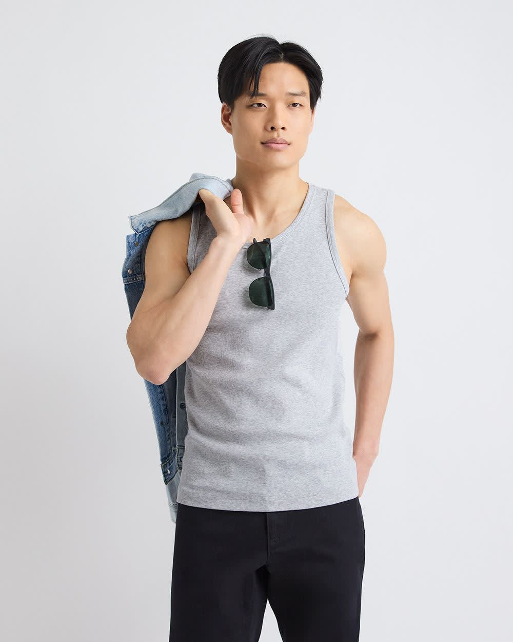 Ribbed Tank Top rw&co Great Value Deal