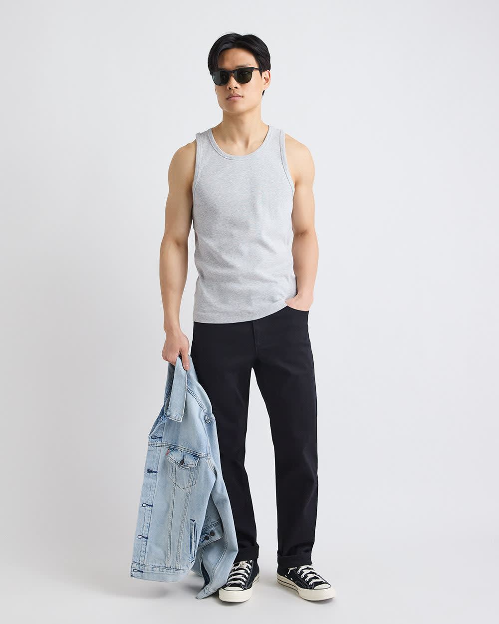 Ribbed Tank Top rw&co Great Value Deal