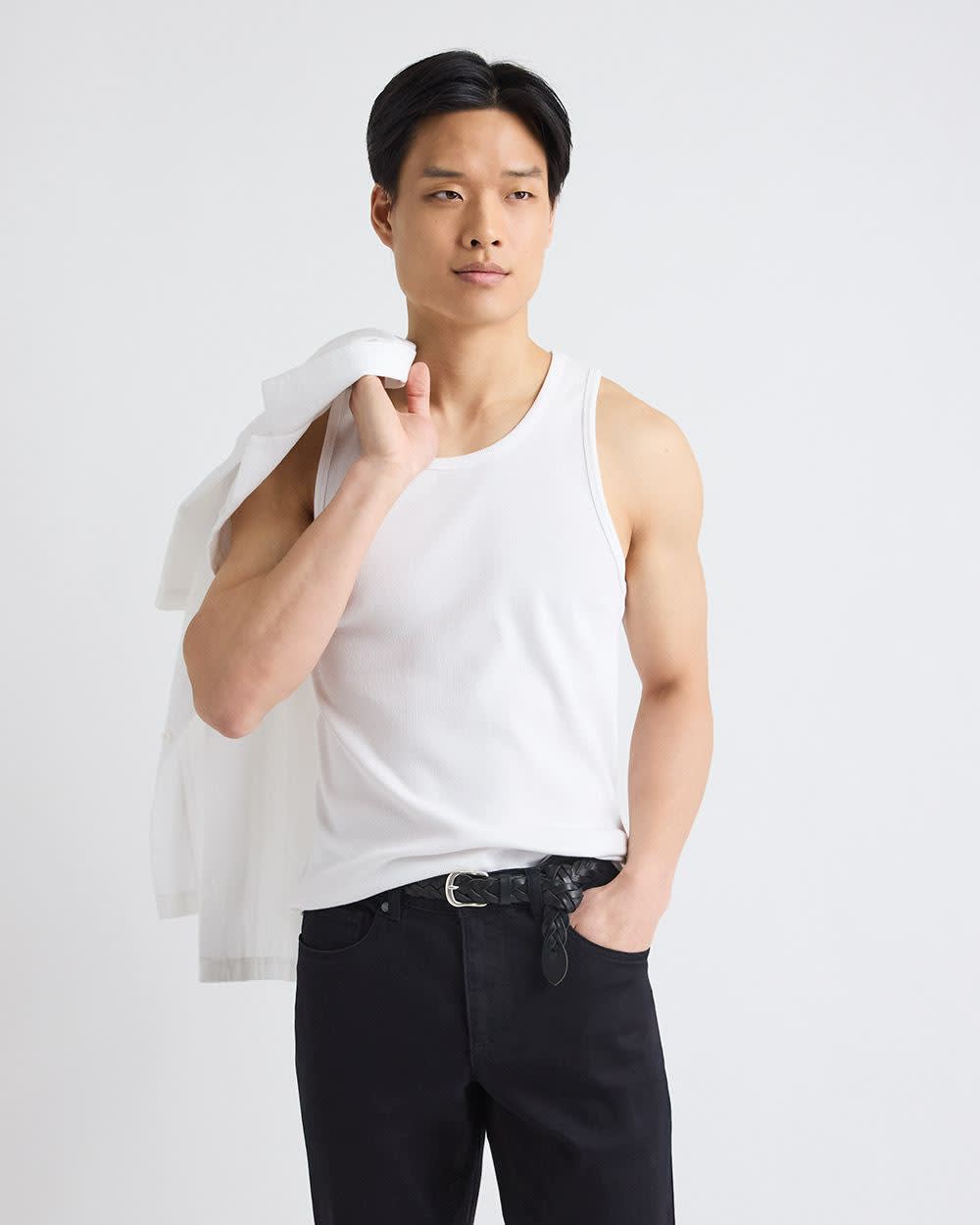 Ribbed Tank Top rw&co Great Value Deal