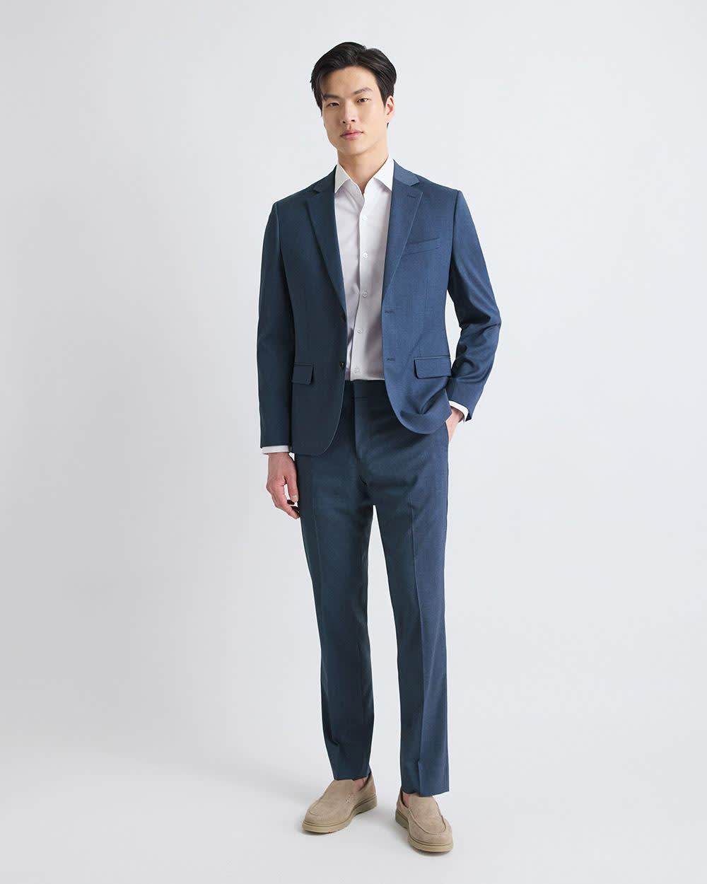 Slim Fit Blue Suit Blazer rw&co Special Offer