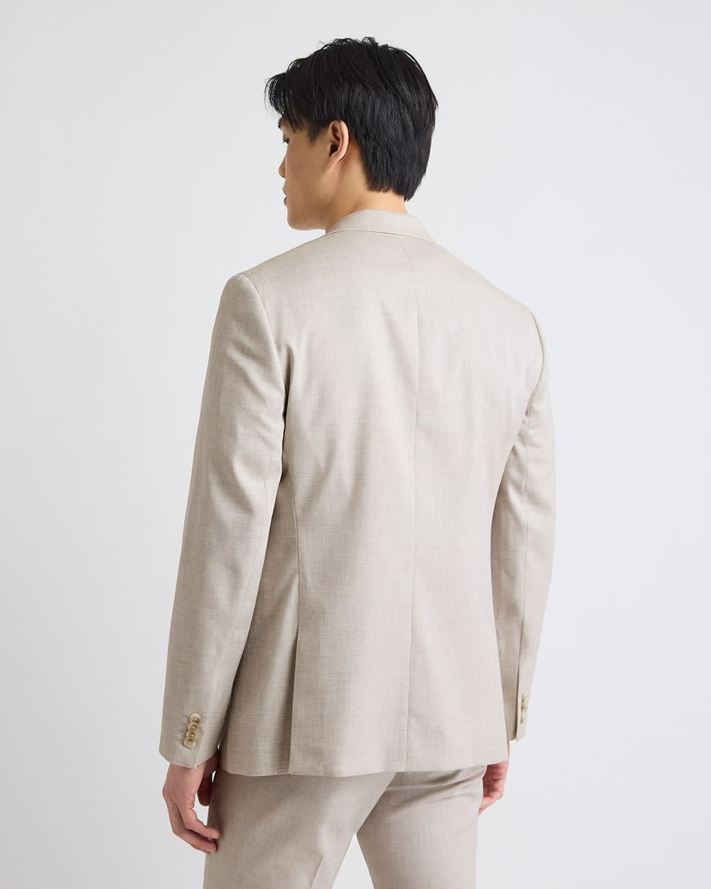 Slim Fit Stone Suit Blazer rw&co Limited Time Discount