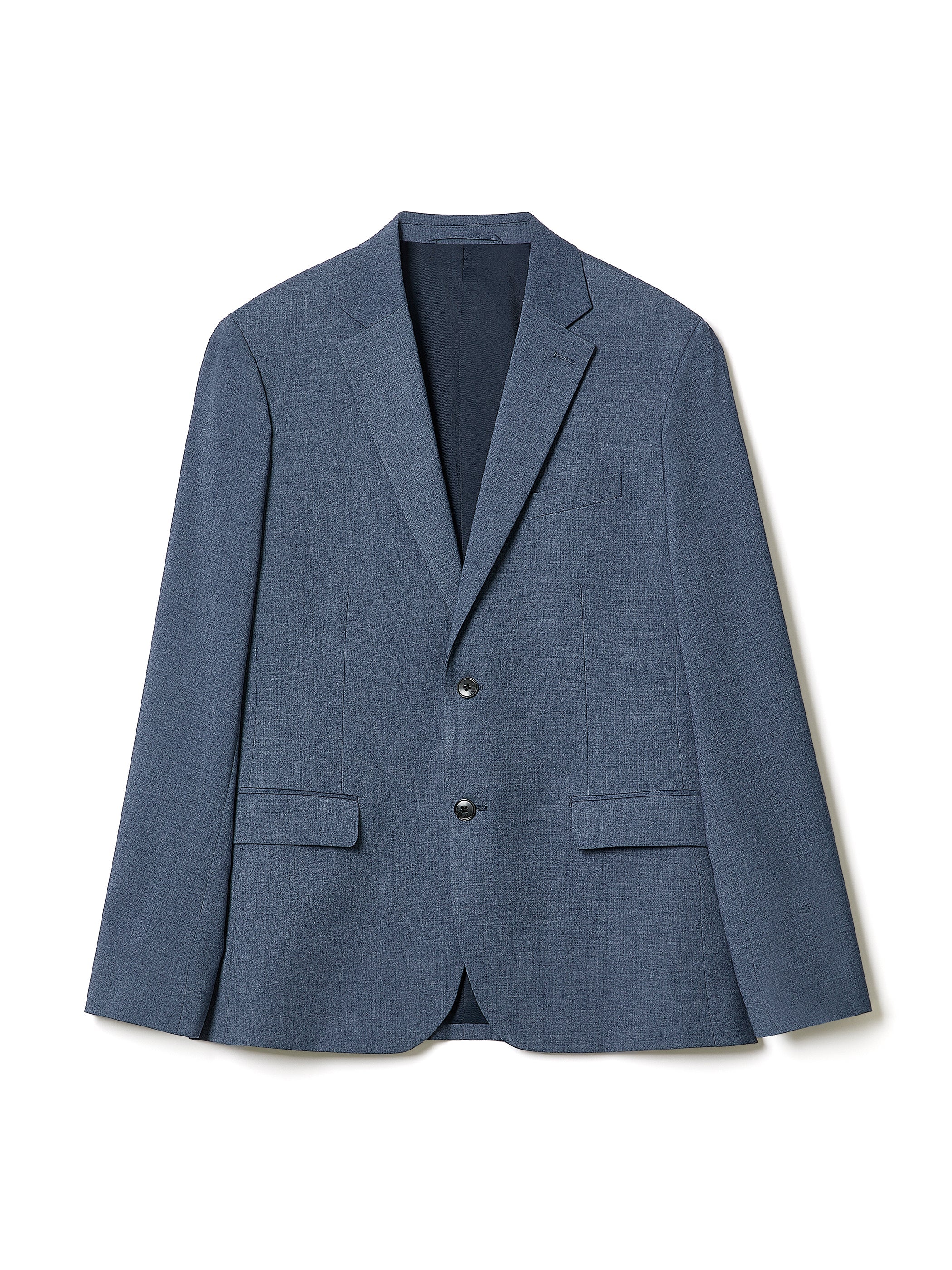 Tailored-Fit Blue Suit Blazer rw&co On Sale