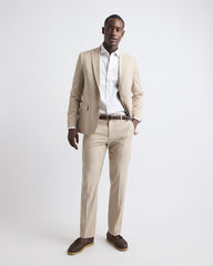 Slim Fit Beige Suit Blazer rw&co On Sale