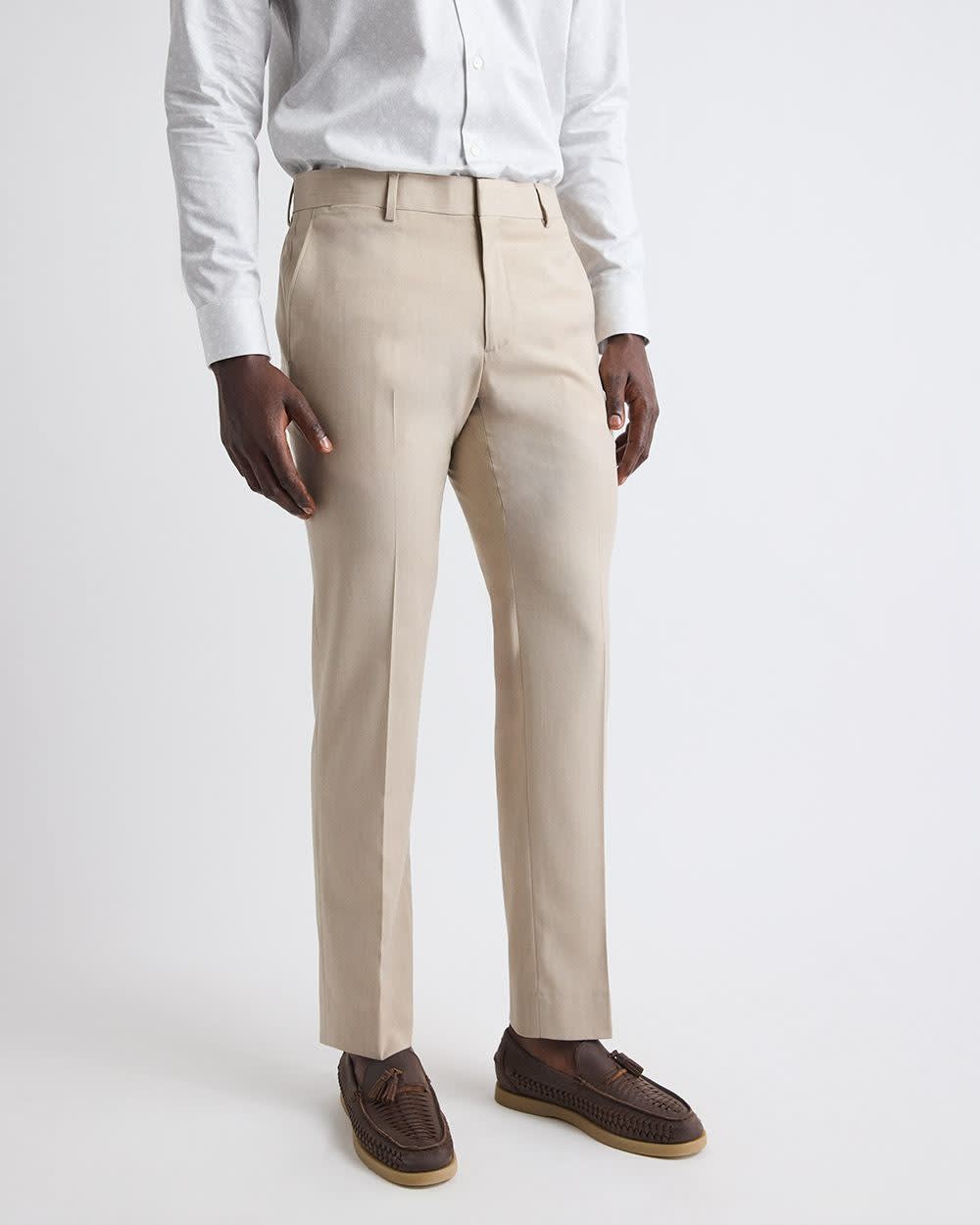 Slim Fit Beige Suit Pant rw&co On Sale