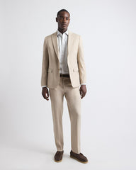 Slim Fit Beige Suit Pant rw&co On Sale