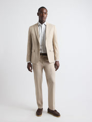 Tailored-Fit Beige Suit Pant rw&co Special Promo Price