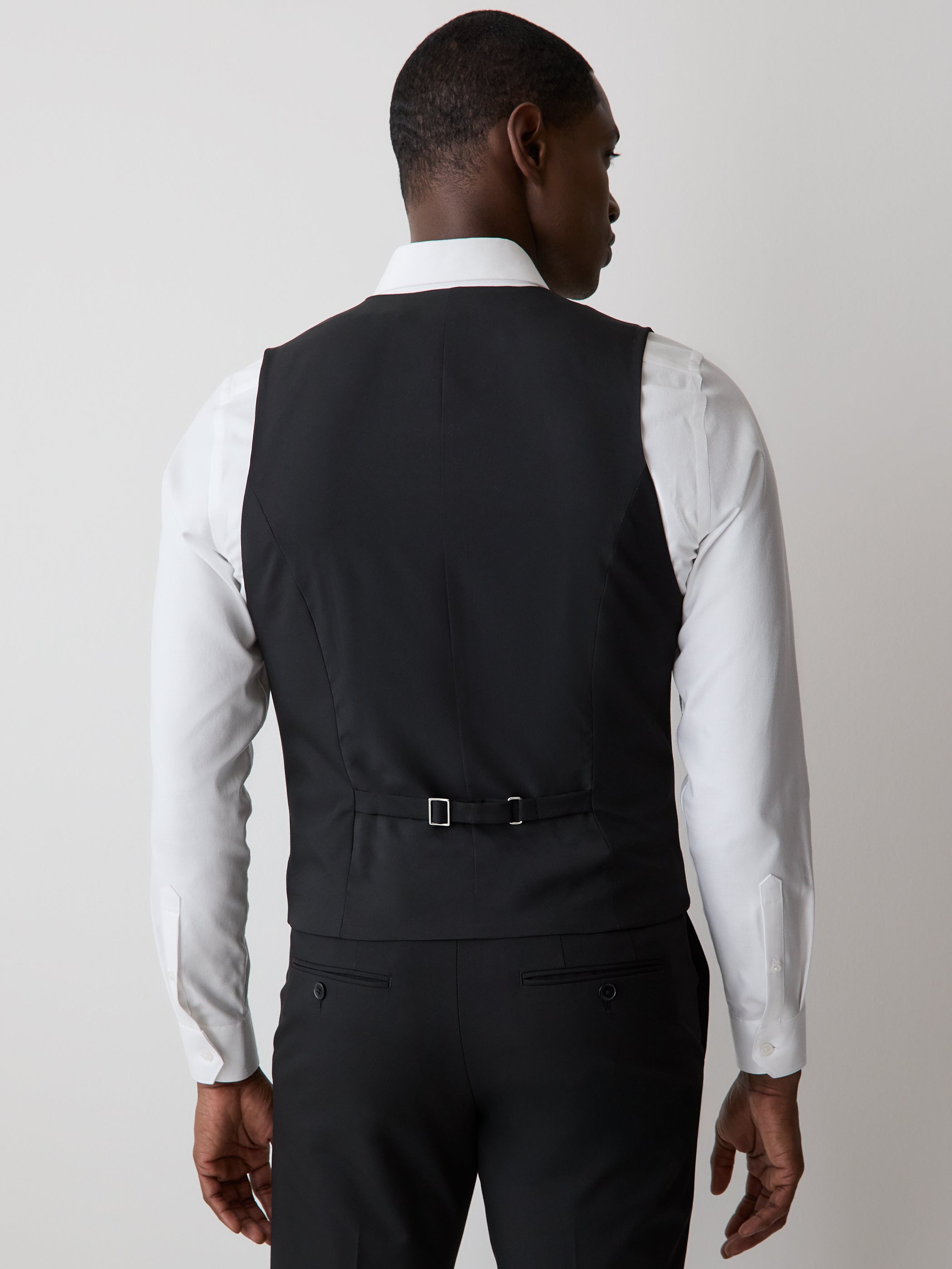Black Suit Vest rw&co Special Promo Price