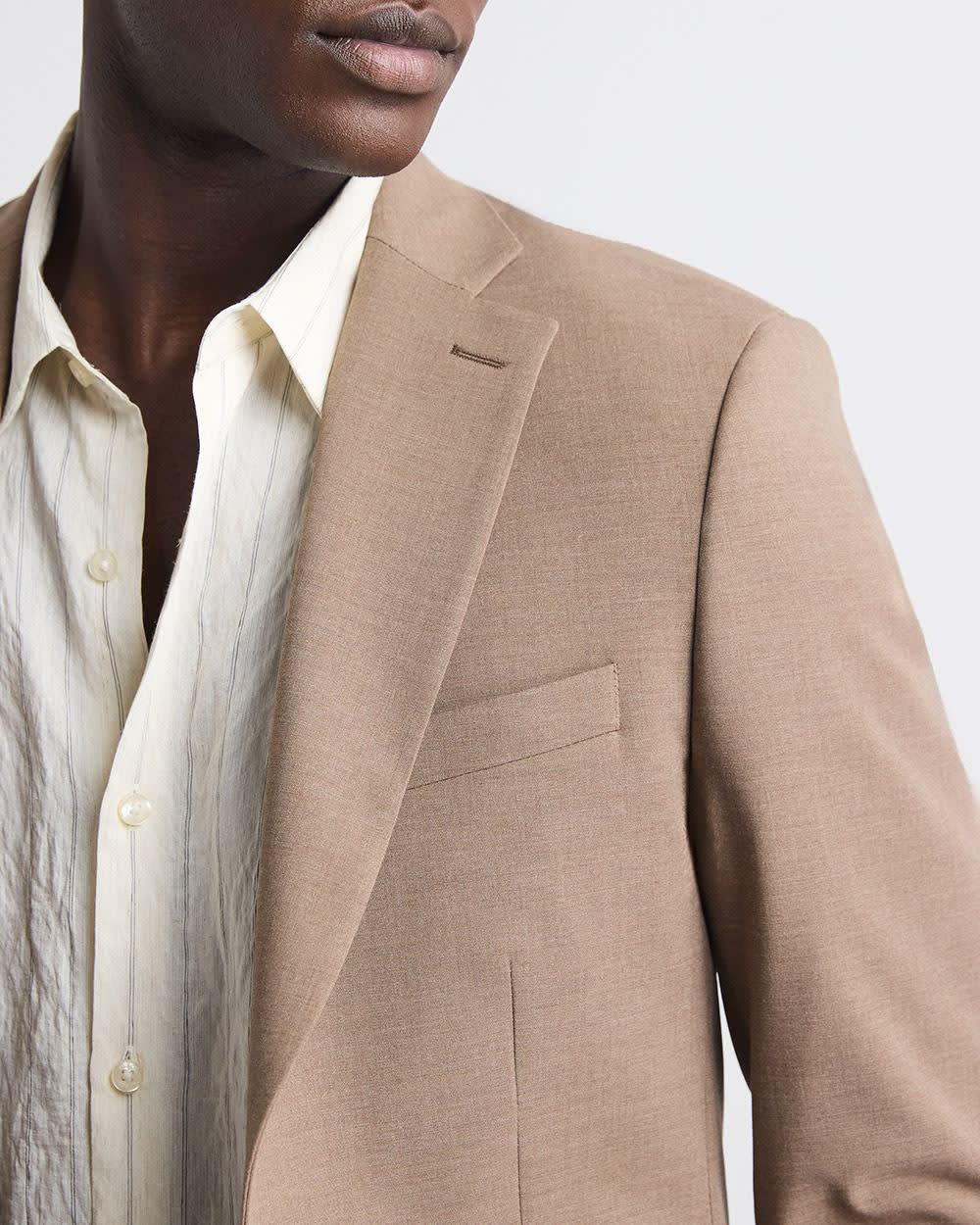 Slim-Fit Rose Taupe Suit Blazer rw&co Exclusive Sale Price