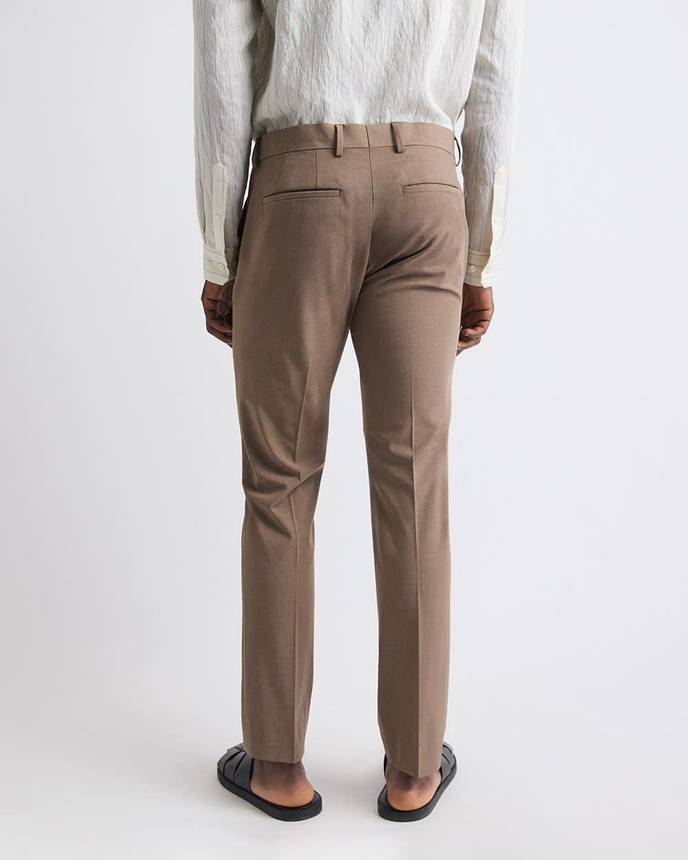 Slim-Fit Rose Taupe Suit Pant rw&co On Sale
