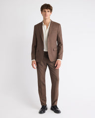 Slim Fit Brown Suit Blazer rw&co Exclusive Sale Price