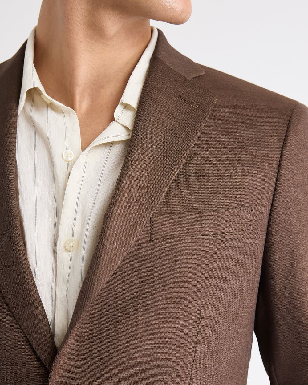 Slim Fit Brown Suit Blazer rw&co Exclusive Sale Price